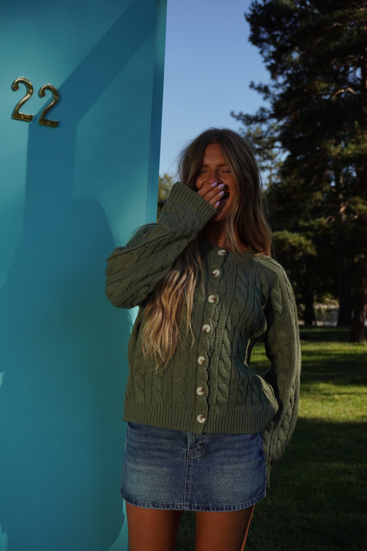 Park Green Cardigan