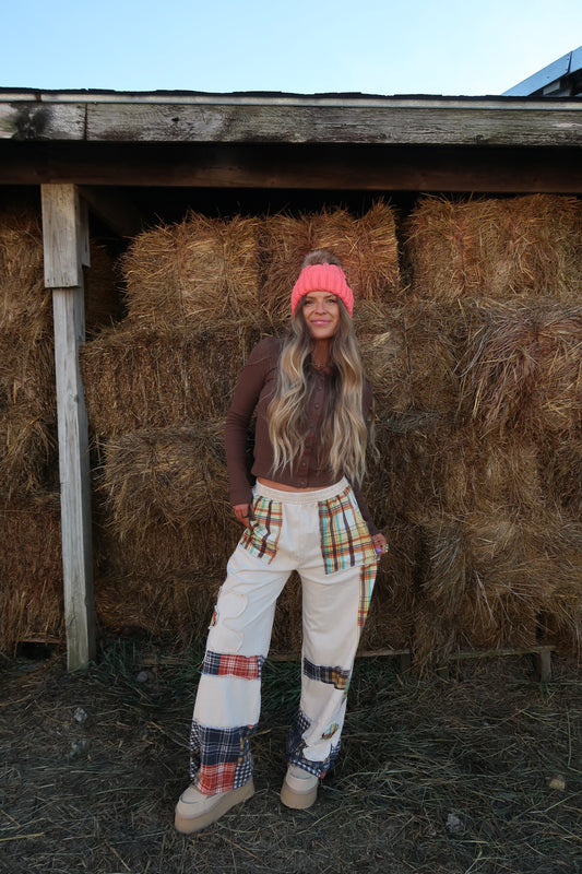 Into the Wild Plaid Pant