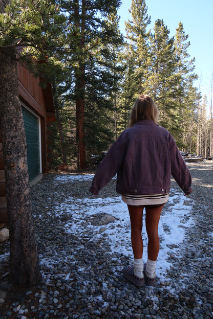 Berry Denim Jacket