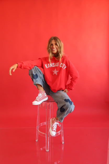 Kansas City Gingham Hoodie