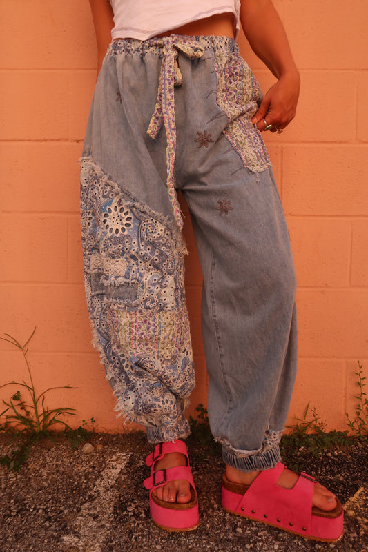 Groovy Gal Patchwork Jogger