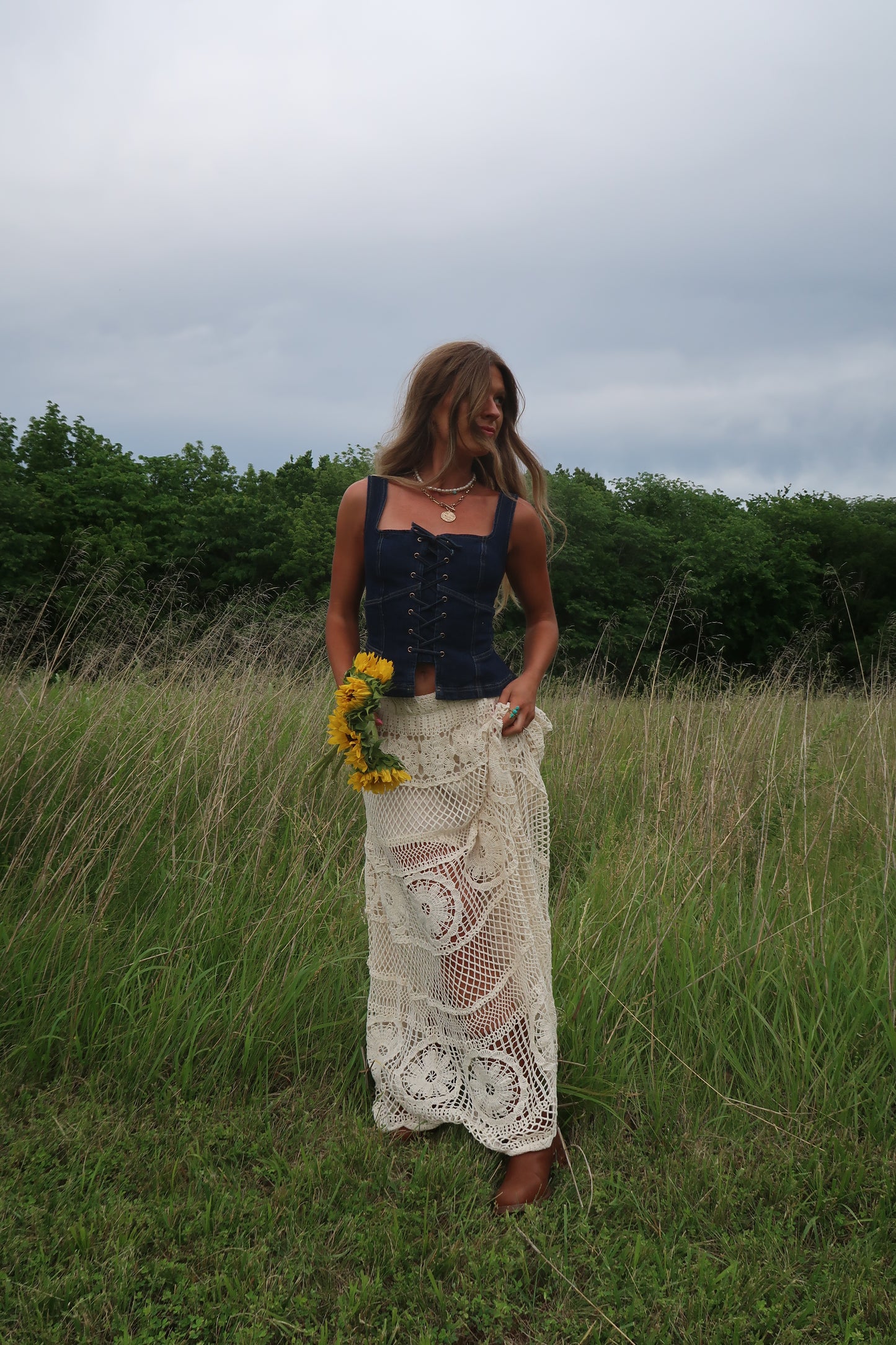 Denim Daydream Corset