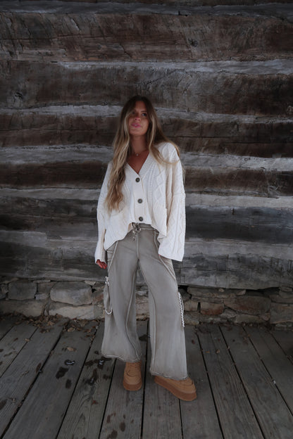 Drift Stud Wide Leg Pants