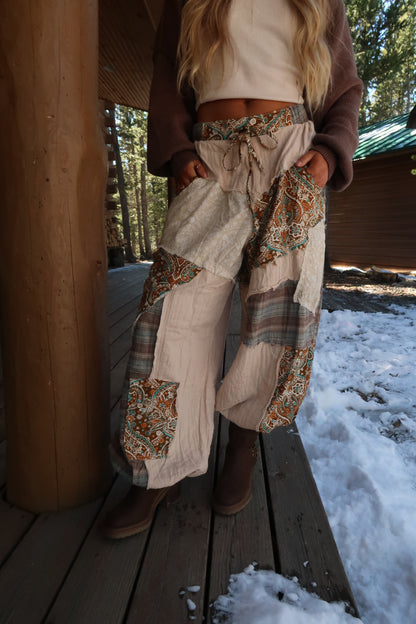 Cabin Fever Patchwork Jogger