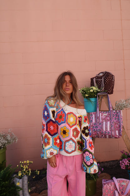 Granny Square Sweater