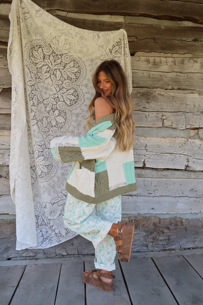 Gardener Patchwork Cardi