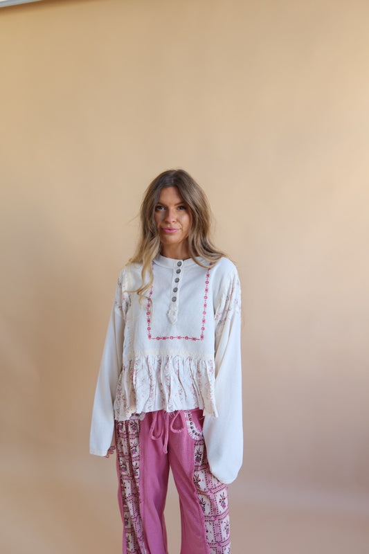 Soft Hearted Babydoll Top