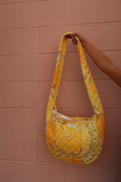 Sunny Quilted Hobo Bag