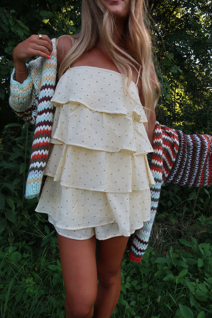 Toasty Polka Dot Ruffle Set