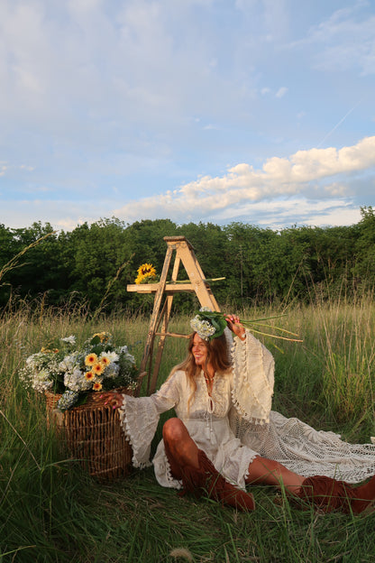 Golden Hour Shimmer Dress