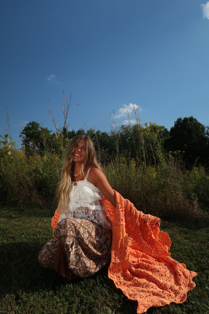 Sunset Crochet Duster