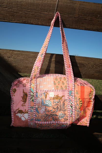 Edie Quilted Duffle Bag