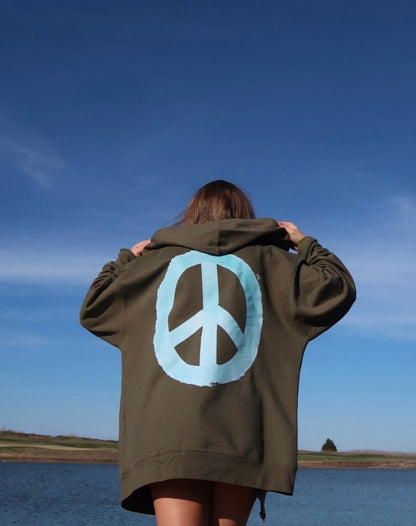 Peace Zip Up