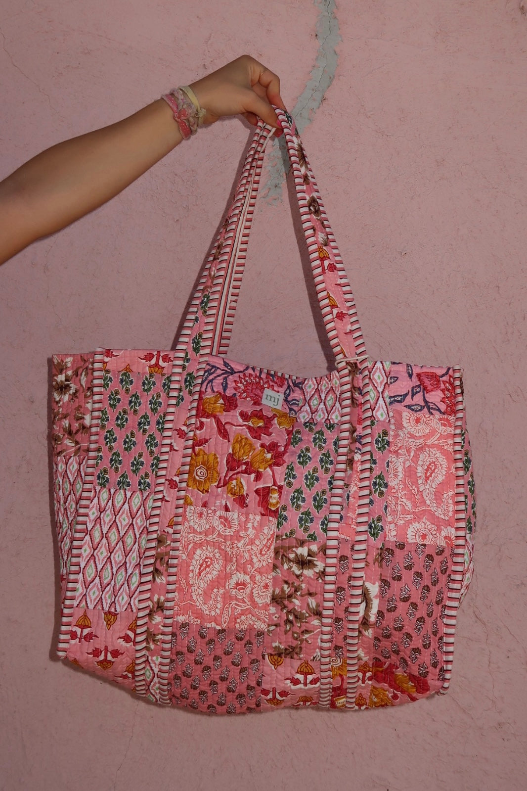 Rosie Quilted Tote Bag