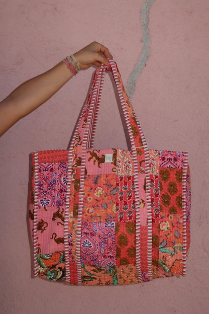 Debbie Quilted Tote Bag