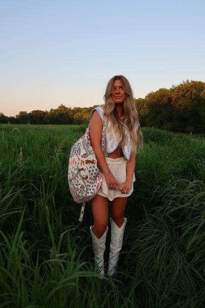 Lottie Quilted Backpack