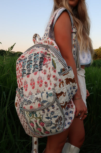 Lottie Quilted Backpack