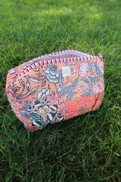 Debbie Quilted Cosmetic Bag