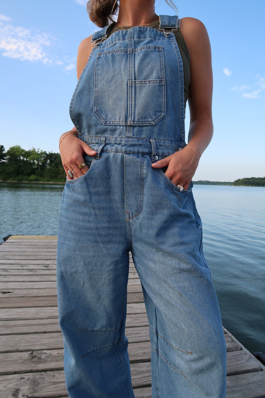 Benny Barrel Leg Overalls