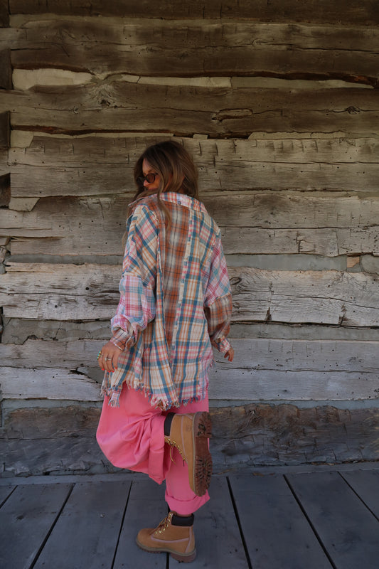 Sunset Plaid Flannel