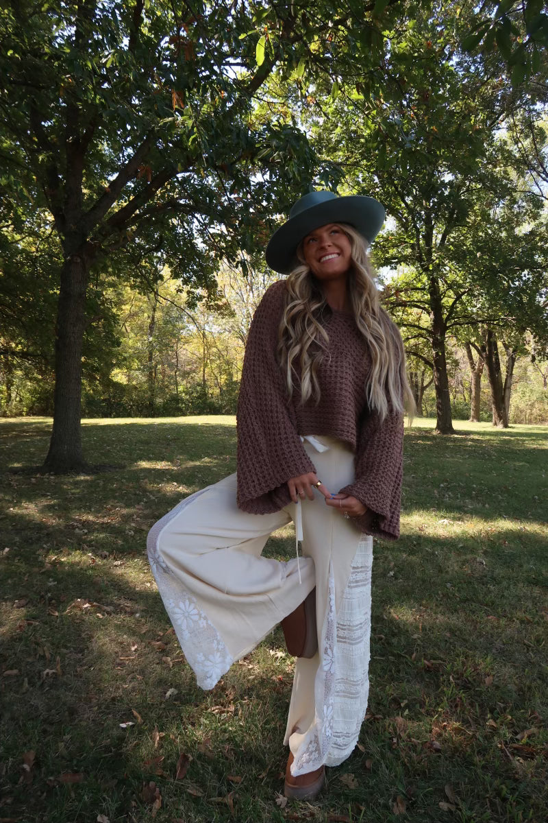 Cream & Sugar Wide leg Pant