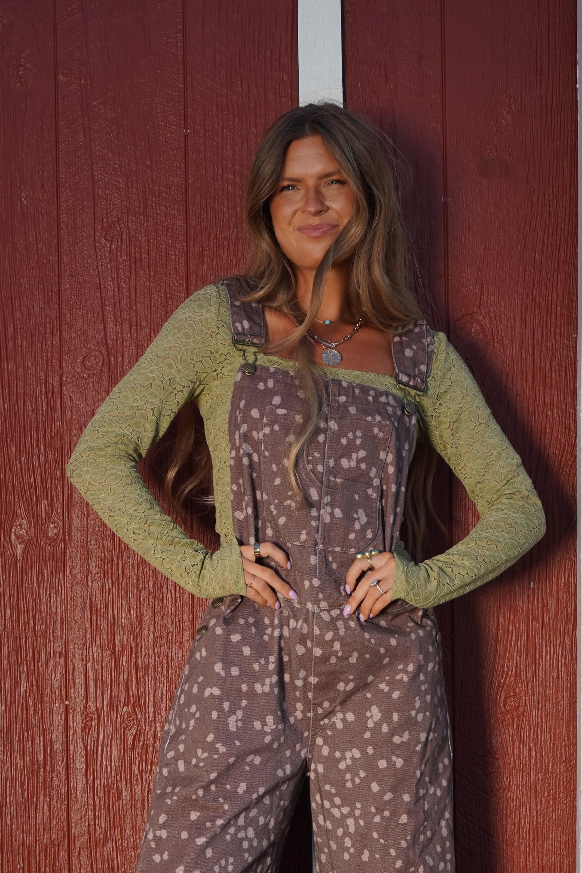 Pea Lace Scoop Long Slv