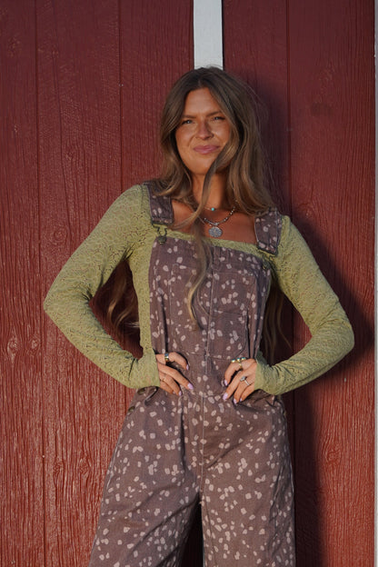 Pea Lace Scoop Long Slv