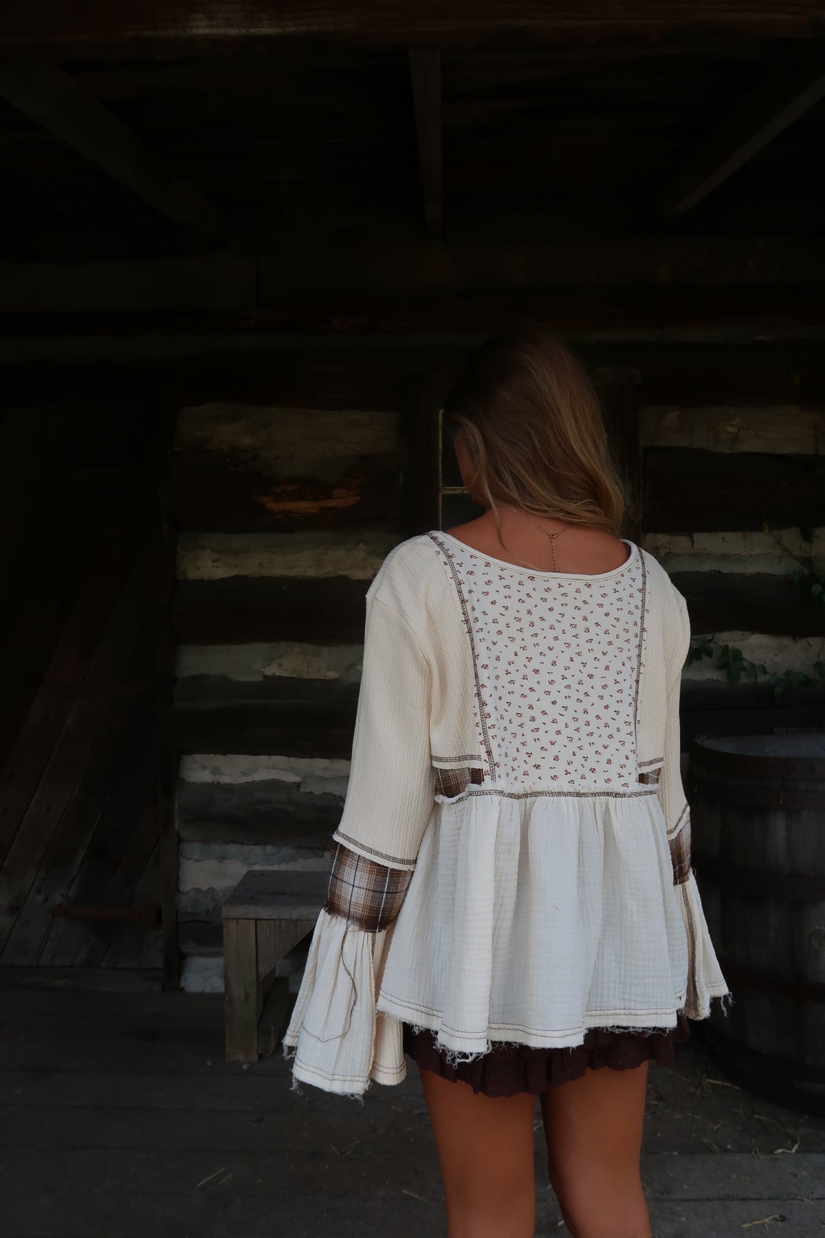Maple Butter Patchwork Top