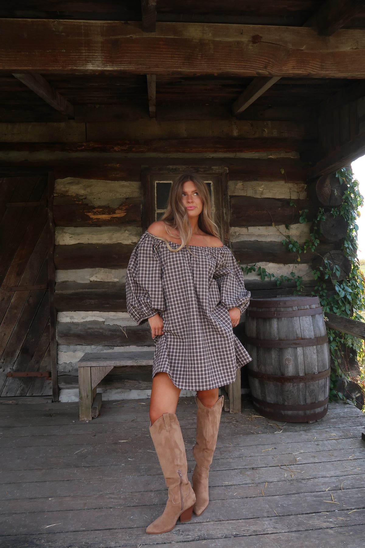 Sunday Supper Plaid Dress