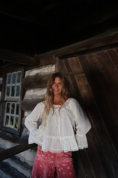 Sweet Cream Lace Top