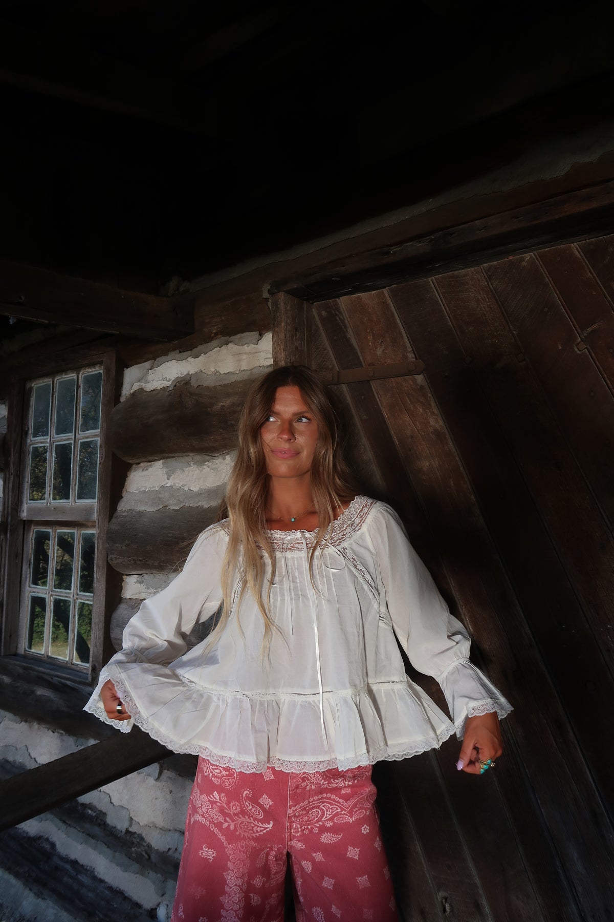 Sweet Cream Lace Top