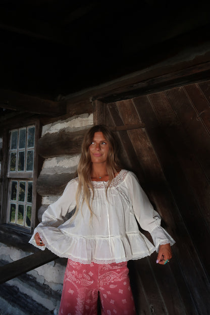 Sweet Cream Lace Top